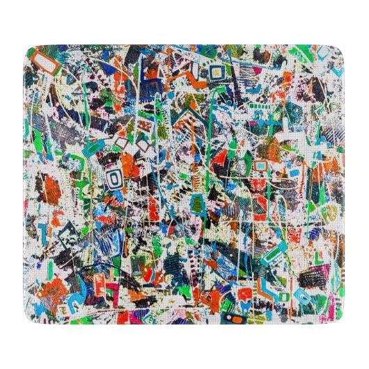 Shindig 6 Deko Glasschneidplatte Schneidebrett (Vorderseite)