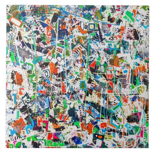 Shindig 6 x 6 Keramik Tile Fliese (Vorderseite)