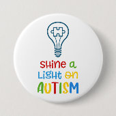 Shine a light on Autismus button (Vorderseite)