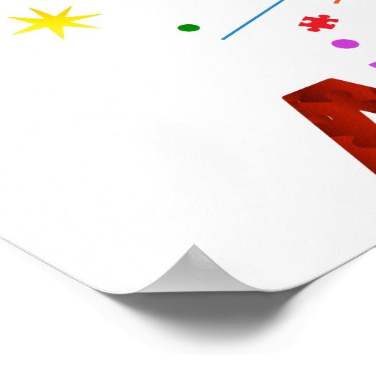 SHINE a Light on Autismus Poster (Ecke)