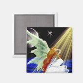Shine Angel Magnet (Vorderseite/Rückseite)