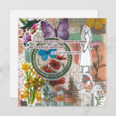 Shine Beautiful Flat Grußkarte (Vorne/Hinten)