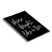 Shine blickt wie ein Diamant Notizblock (Rechte Seite)