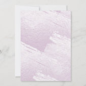 Shine, Blush Lilac Wasserfarbe+Imitate Metallic Einladung (Rückseite)