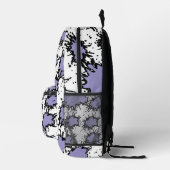 Shine Bold in Purple – Trendy & Artistic Backpack Bedruckter Rucksack (Rechts)