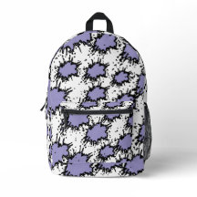 Shine Bold in Purple – Trendy & Artistic Backpack