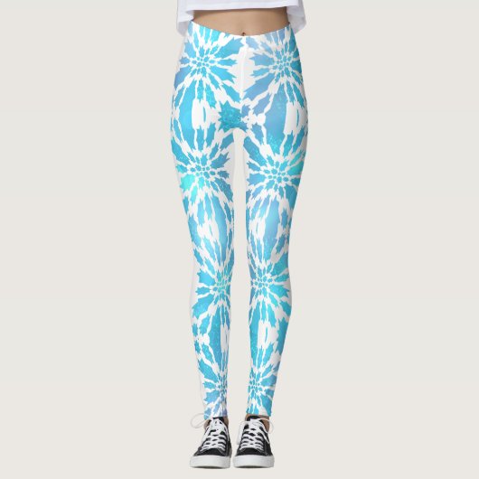 Shine Bright Blue Leggings (Vorderseite)