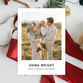 Shine Bright Cosy Weihnachten Minimalistisches Fot