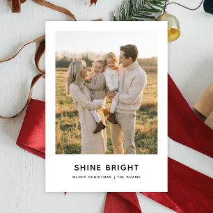 Shine Bright Cosy Weihnachten Minimalistisches Fot