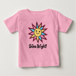 Shine Bright: Ein farbenprächtiges Sonnendesign Baby T-shirt