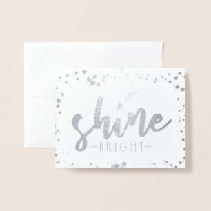 Shine Bright Folienkarte