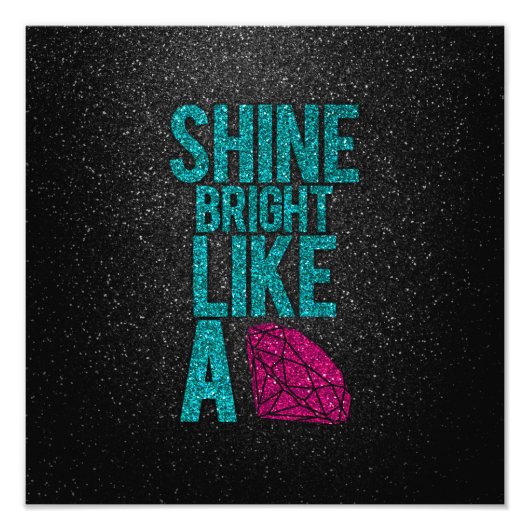 Shine Bright Fotodruck (Vorne)