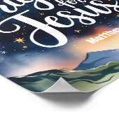 Shine Bright für Jesus Christlich Wall Art Poster (Ecke)