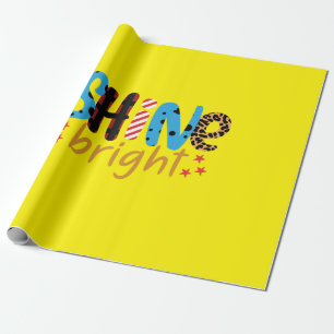 Shine Bright Geschenkpapier