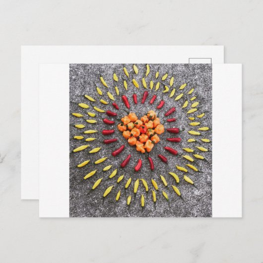 Shine Bright Heart - Pepper Art® Postcard Postkarte (Vorne/Hinten)