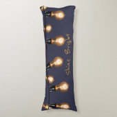 Shine Bright - Industrial String Lights Seitenschläferkissen (Vorderseite Vertikal)