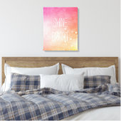 Shine Bright Leinwanddruck (Insitu (Schlafzimmer))
