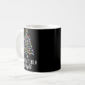 Shine Bright Like A Call Light Funny Nurse Christm Kaffeetasse (Vorderseite Links)