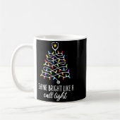 Shine Bright Like A Call Light Funny Nurse Christm Kaffeetasse (Links)