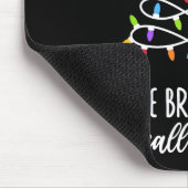 Shine Bright Like A Call Light Funny Nurse Christm Mousepad (Ecke)