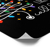 Shine Bright Like A Call Light Nurse Christmas Lig Poster (Ecke)