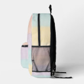 Shine Bright” Motivational Star Design Bedruckter Rucksack (Rechts)