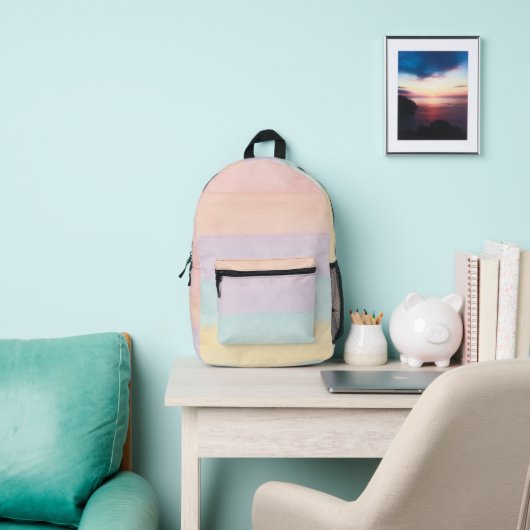 Shine Bright” Motivational Star Design Bedruckter Rucksack (InSitu)