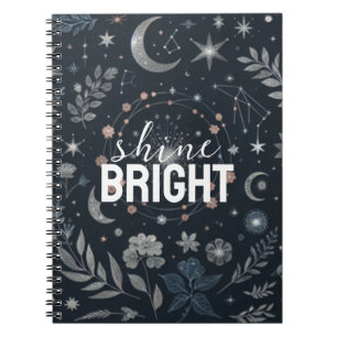 SHINE BRIGHT NOTEBOOK NOTIZBLOCK