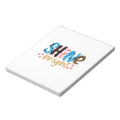  | Shine Bright Notizblock (Rotiert)