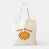 Shine Bright  Positive Energy Tote Bag Tragetasche (Rückseite)