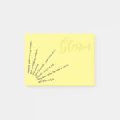 Shine Bright Post-it-Note Post-it Klebezettel (Vorderseite)