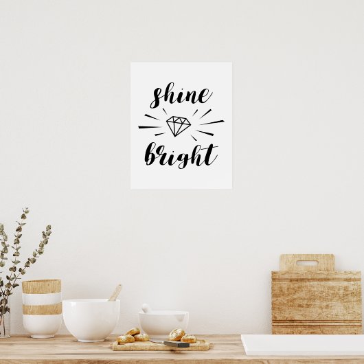 Shine Bright Poster (Küche)