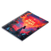 Shine Bright Princess Journal - Farbiges Notebook Notizblock (Linke Seite)