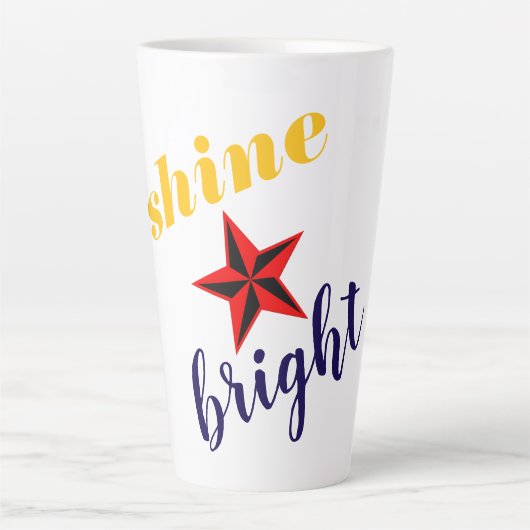Shine Bright Star Mark Milchtasse (Vorderseite)