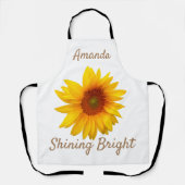 Shine Bright Sunflower Schürze (Vorderseite)