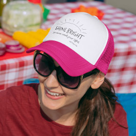 Shine Bright Truckerkappe