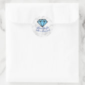 Shine Bright wie ein Diamantsticker Runder Aufkleber (Tasche)