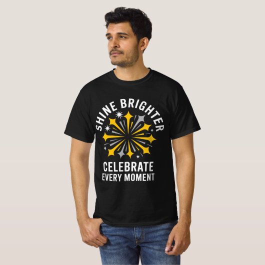 Shine Brighter Firework Tee (Vorne ganz)