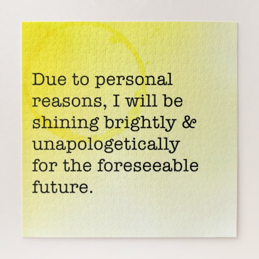 Shine Brihell unapologetisch Motivierend Puzzle (Vertikal)