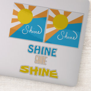 SHINE Collection Five Colorful Designs Aufkleber