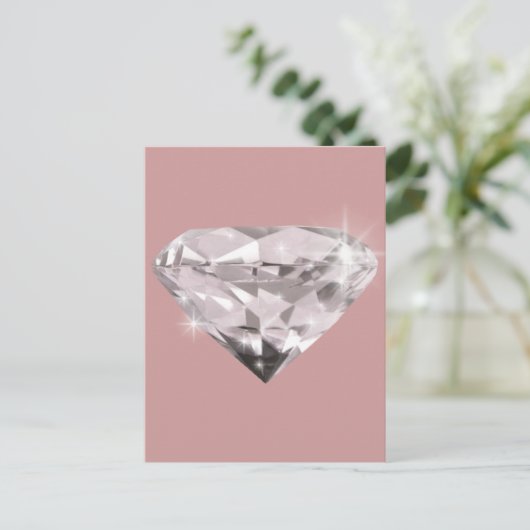 Shine Diamond Postkarte (Stehend Vorderseite)