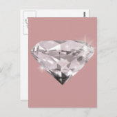Shine Diamond Postkarte (Vorne/Hinten)