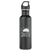 Shine Edelstahlflasche (Vorderseite)
