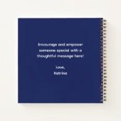 Shine Even In The Dark Spiral Notebook Notizblock (Rückseite)