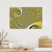 Shine - Fraktal Poster (Küche)