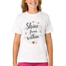 Shine from inside - Zitat zur Himmelsselbstherrsch