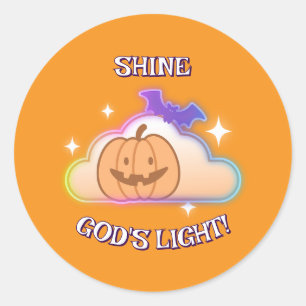 Shine God's Light Christlich Halloween Sticker