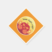 Shine God's Light Halloween Cocktail Serviette (Ecke)