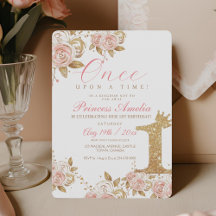 Shine Gold Princess 1. Geburtstag Party Erstes