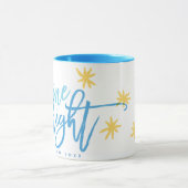 Shine-helle moderne Kalligraphie-Tasse Tasse (Zentrum)